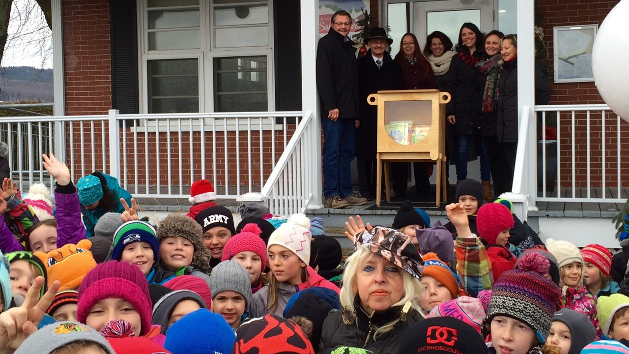 Le premier Croque-livres inauguré en Nouvelle-Beauce