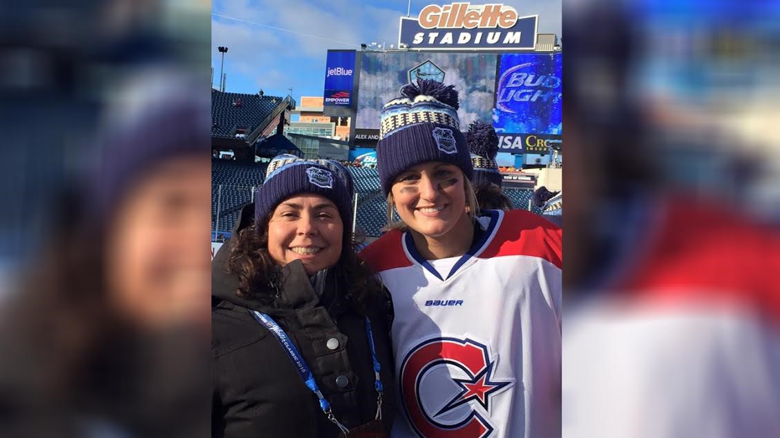 Lisa Marie Breton-Lebreux et Marie-Philip Poulin
