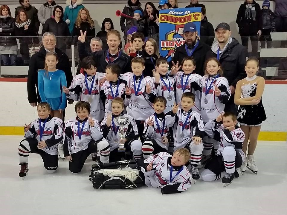 L'équipe Novice Garaga C2 de Saint-Georges