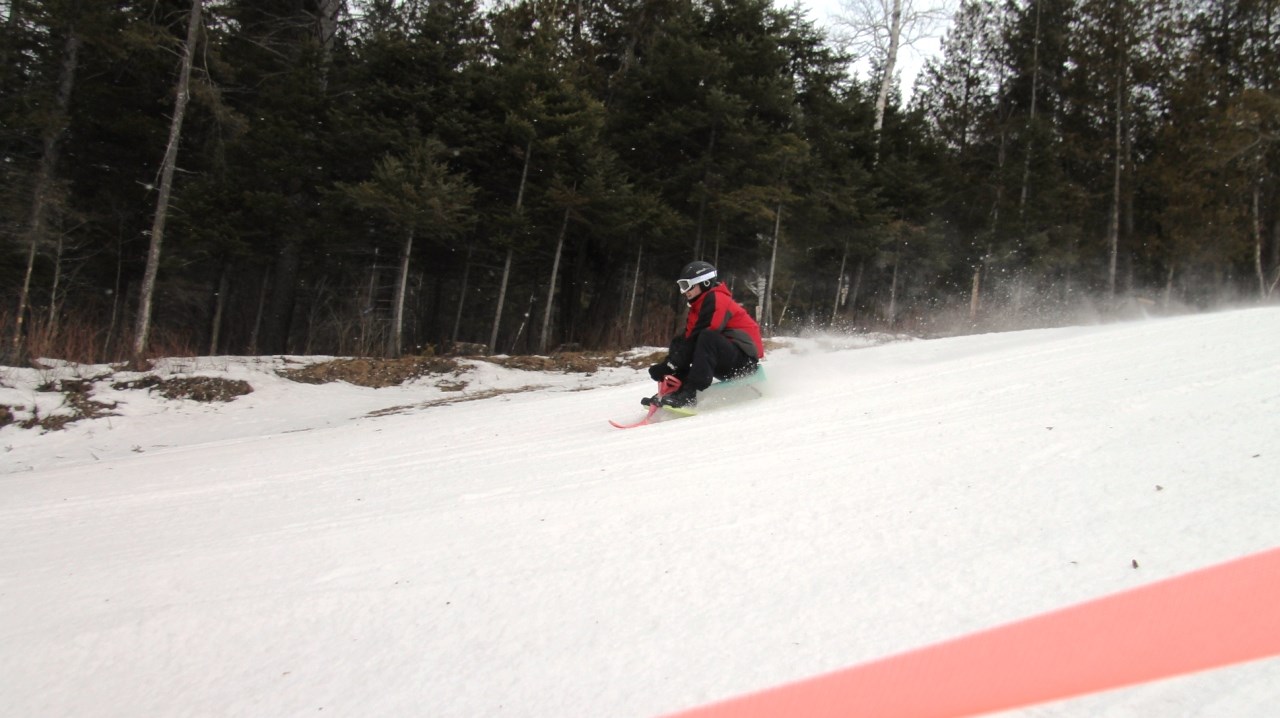 Le Championnat provincial de trois-skis s'arrête à Saint-Georges
