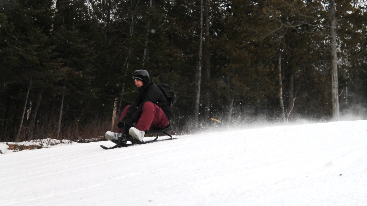 Le Championnat provincial de trois-skis s'arrête à Saint-Georges