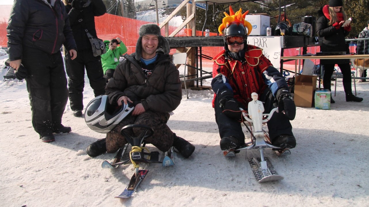 Le Championnat provincial de trois-skis s'arrête à Saint-Georges