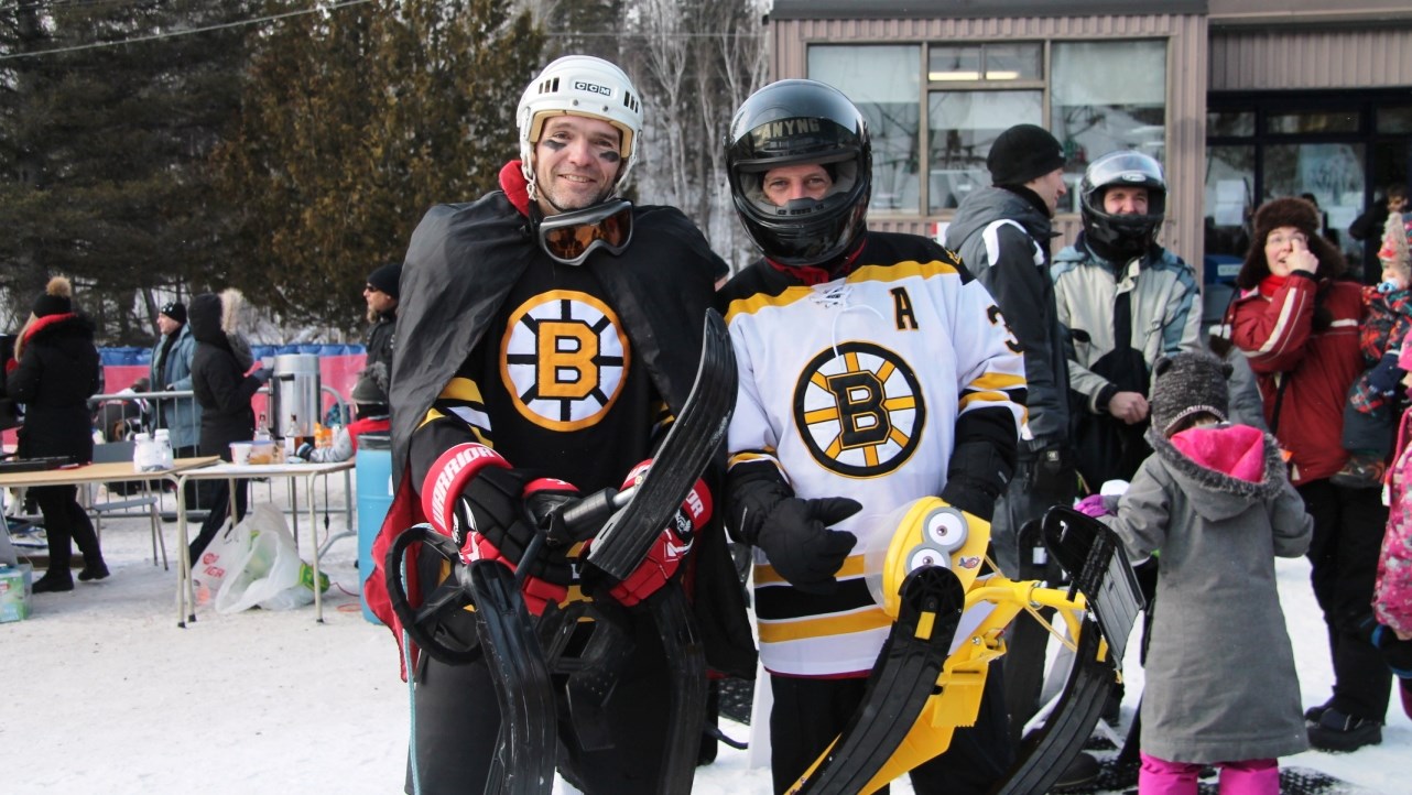 Le Championnat provincial de trois-skis s'arrête à Saint-Georges