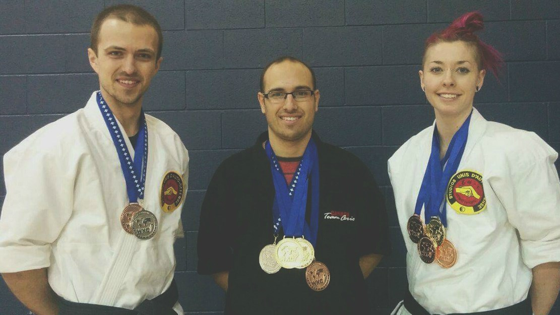 Jérôme Bernard, Steeven Mathieu et Vanessa Drouin