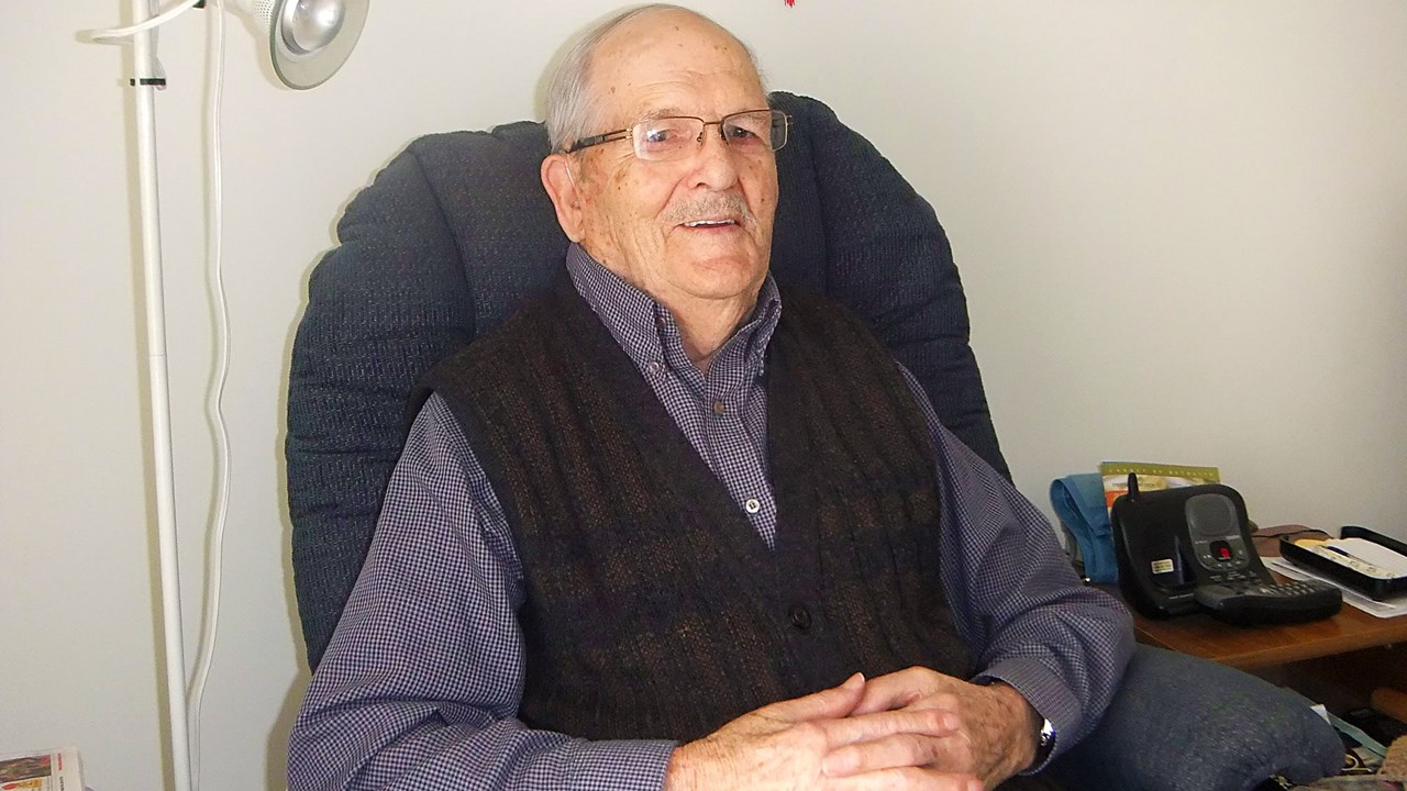 Lucien Poulin a récemment célébré ses 100 ans.