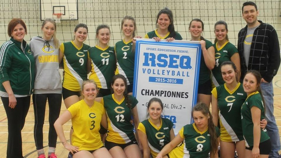 L'équipe féminine de volleyball des Condors est championne de la saison division 2