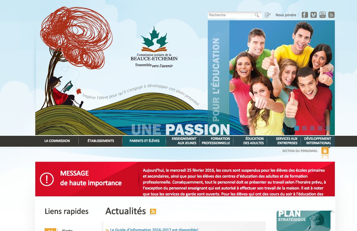Les écoles de la CSBE fermées aujourd'hui