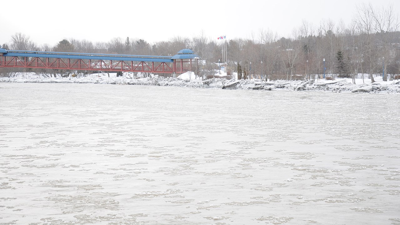 Rivière Chaudière : la situation est sous contrôle à Saint-Georges