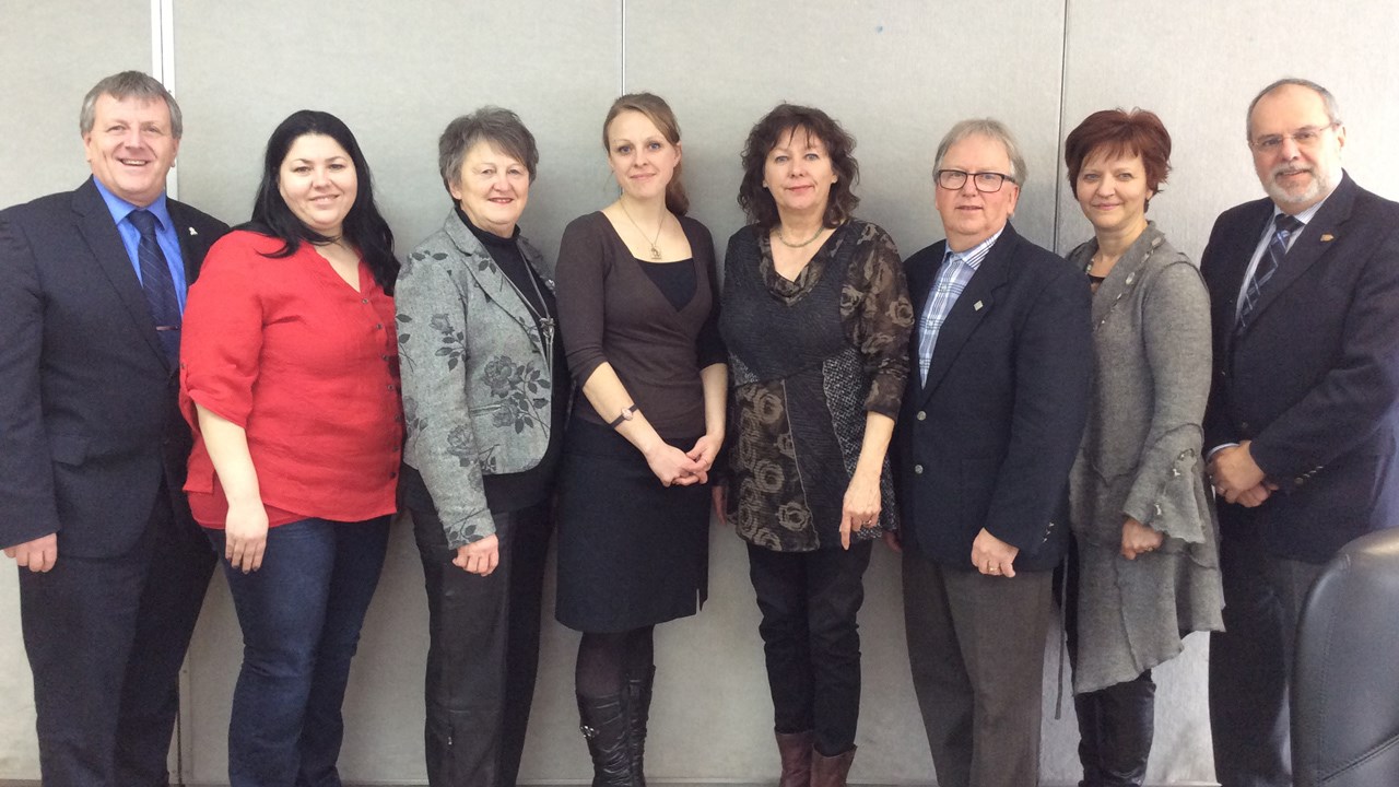 Voici les membres du Conseil d'administration de Destination Beauce à l'exception de Marie-Hélène Lepage, du Woodooliparc.