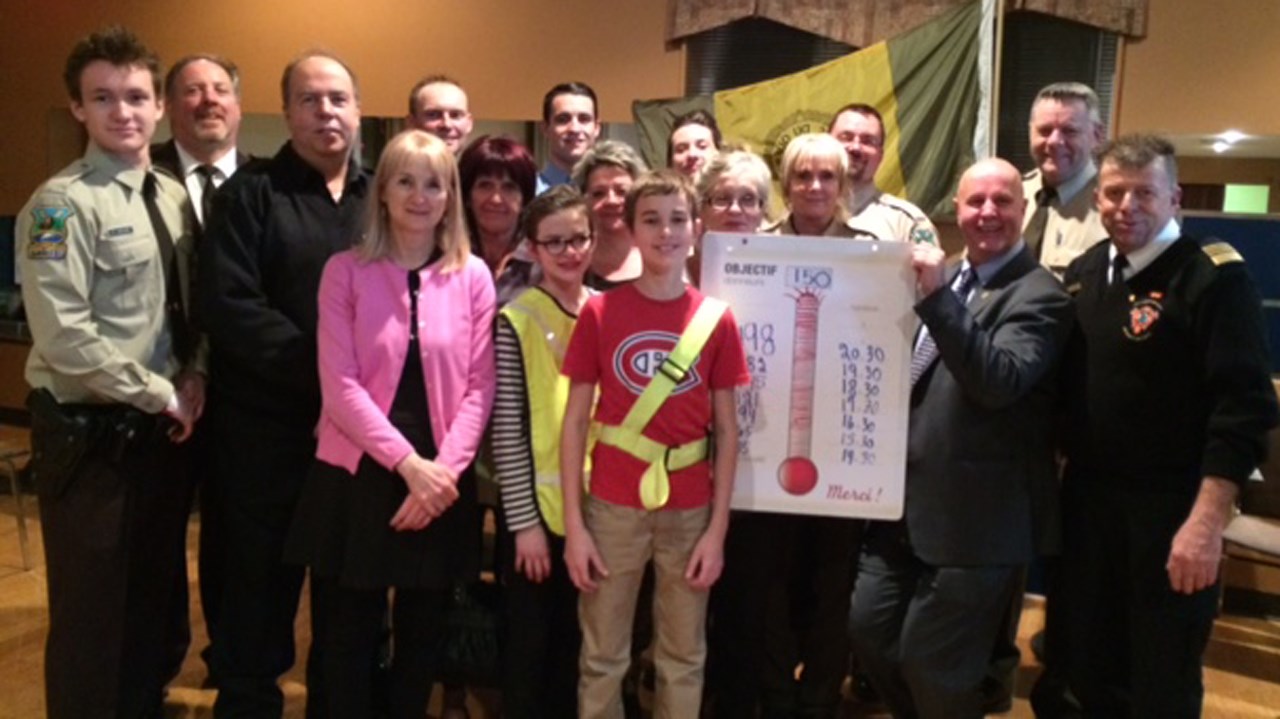 Un franc succès pour la collecte de sang de la SQ à Saint-Lambert