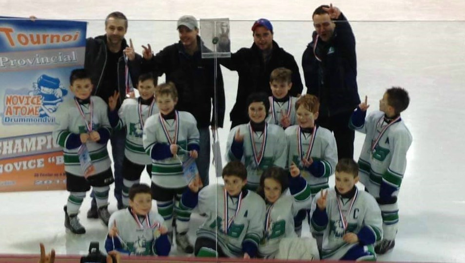 Les Lynx de Haute-Beauce Novice B1 sont champions à Drummondville