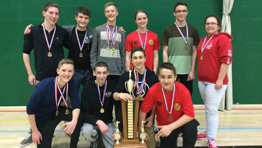 Les cadets de Sainte-Marie dominent la compétition régionale de tir à air comprimé de Sainte-Justine