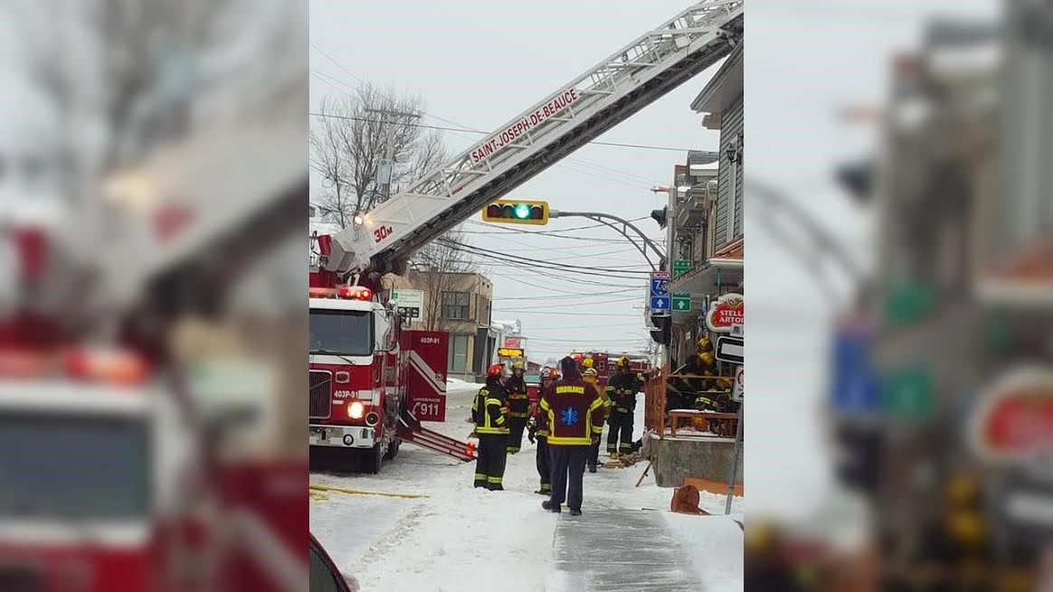Les pompiers interviennent au Bistro 2000 de Saint-Joseph 