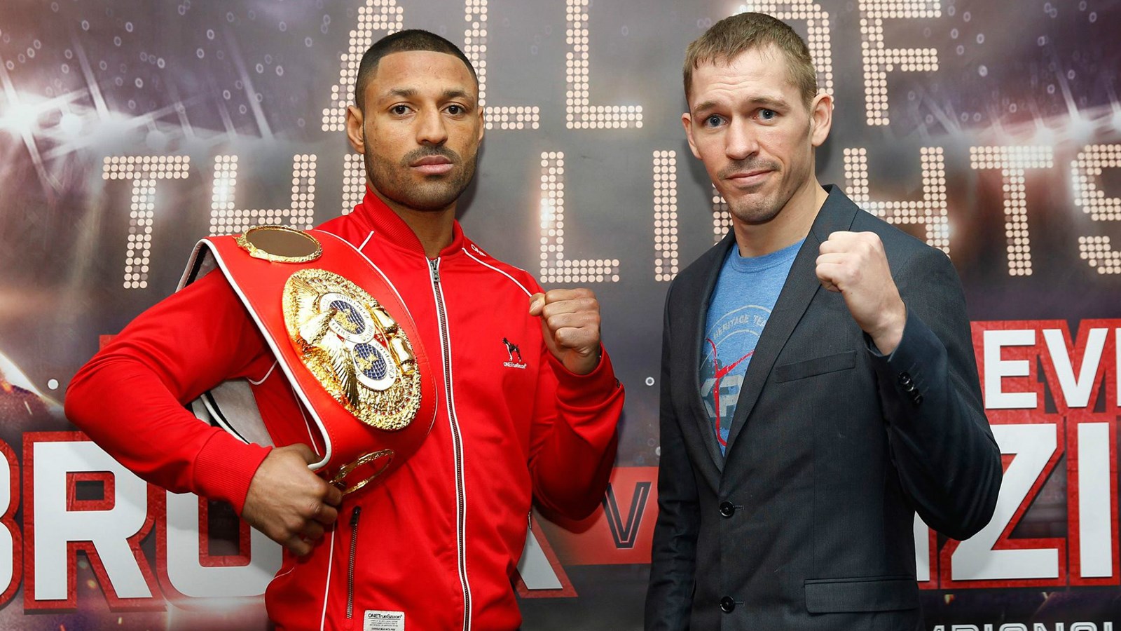 Kell Brook et Kevin Bizier