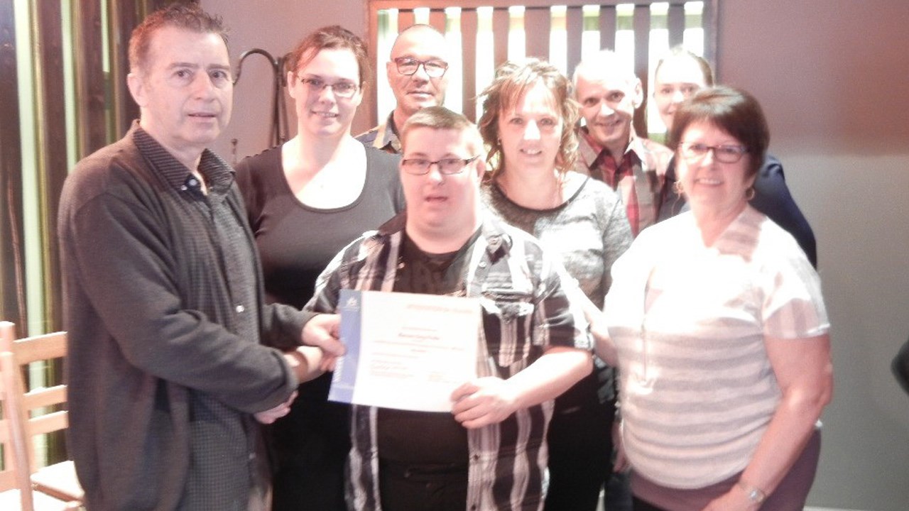 La direction de l’établissement souhaite féliciter Larry Poulin qui a obtenu une attestation de la Commission scolaire de la Beauce-Etchemin (CSBE) comme Aide-Cuisinier.