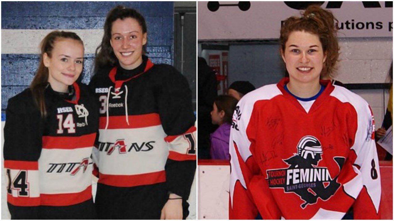 Audrey-Ann Rodrigue, Rosalie Bégin-Cyr et Marika Labrecque