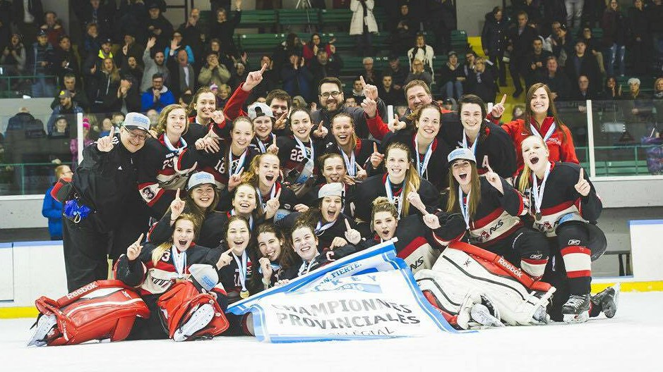Bégin-Cyr et Rodrigue aident les Titans de Limoilou à remporter le Championnat provincial de hockey féminin