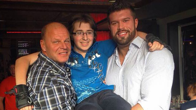 Jacques Rougeau, Samuel Bruneau et Cédric Rougeau