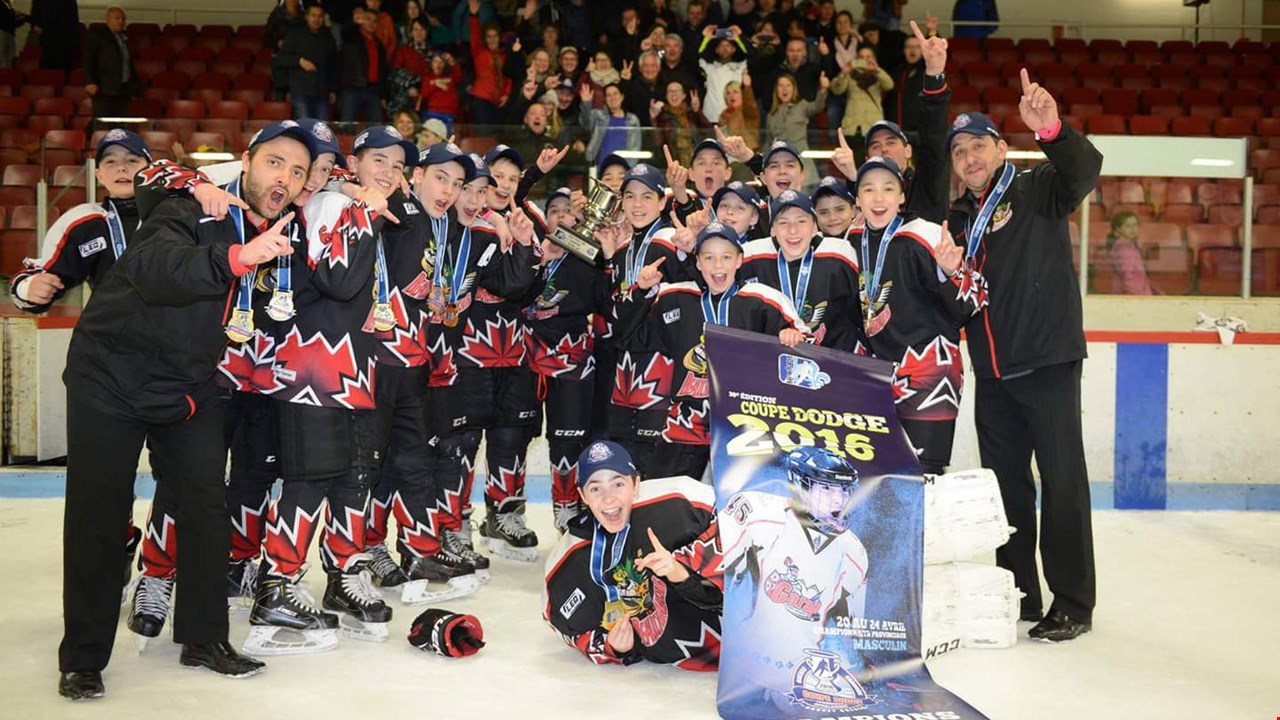 Les Élites de Beauce-Appalaches Pee-Wee AAA remportent la coupe Dodge
