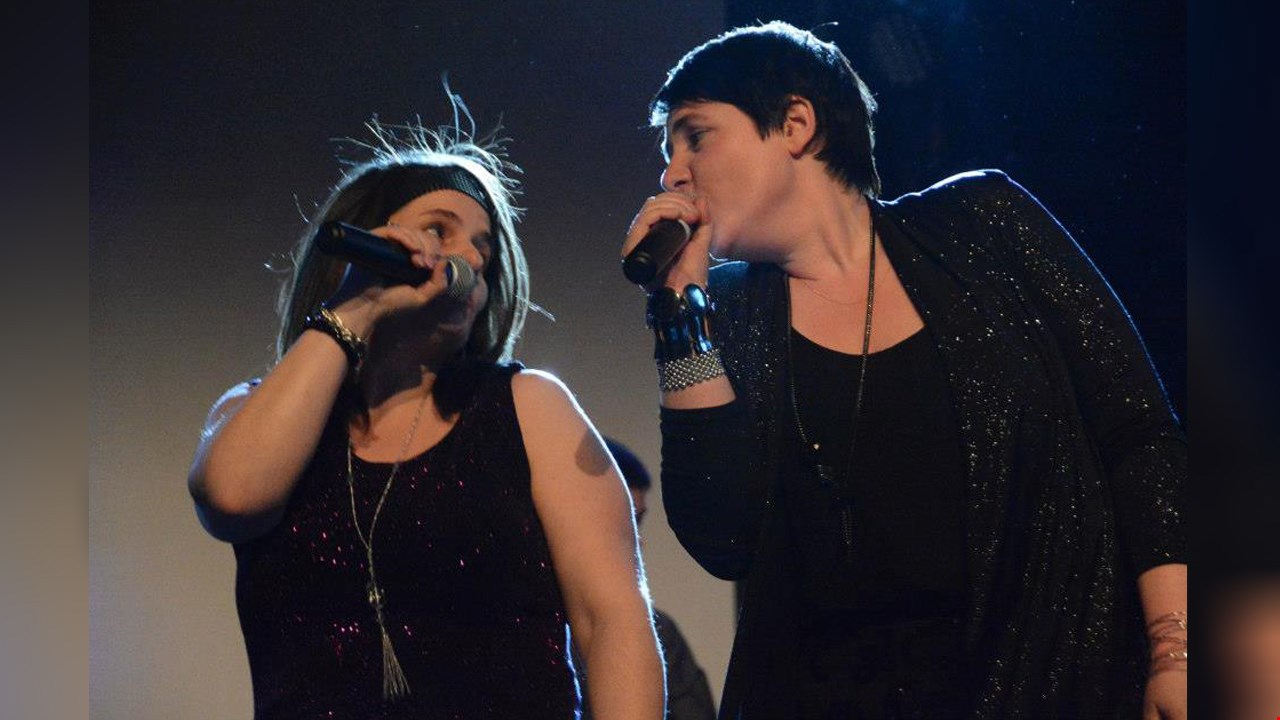 Manon Pouliot et Caroline Campagna, deux des artistes figurant parmi les artistes depuis la première édition.