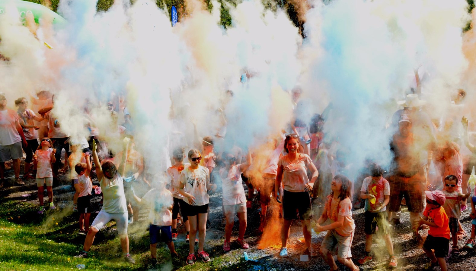 Une première édition réussie de la course colorée à Saint-Georges