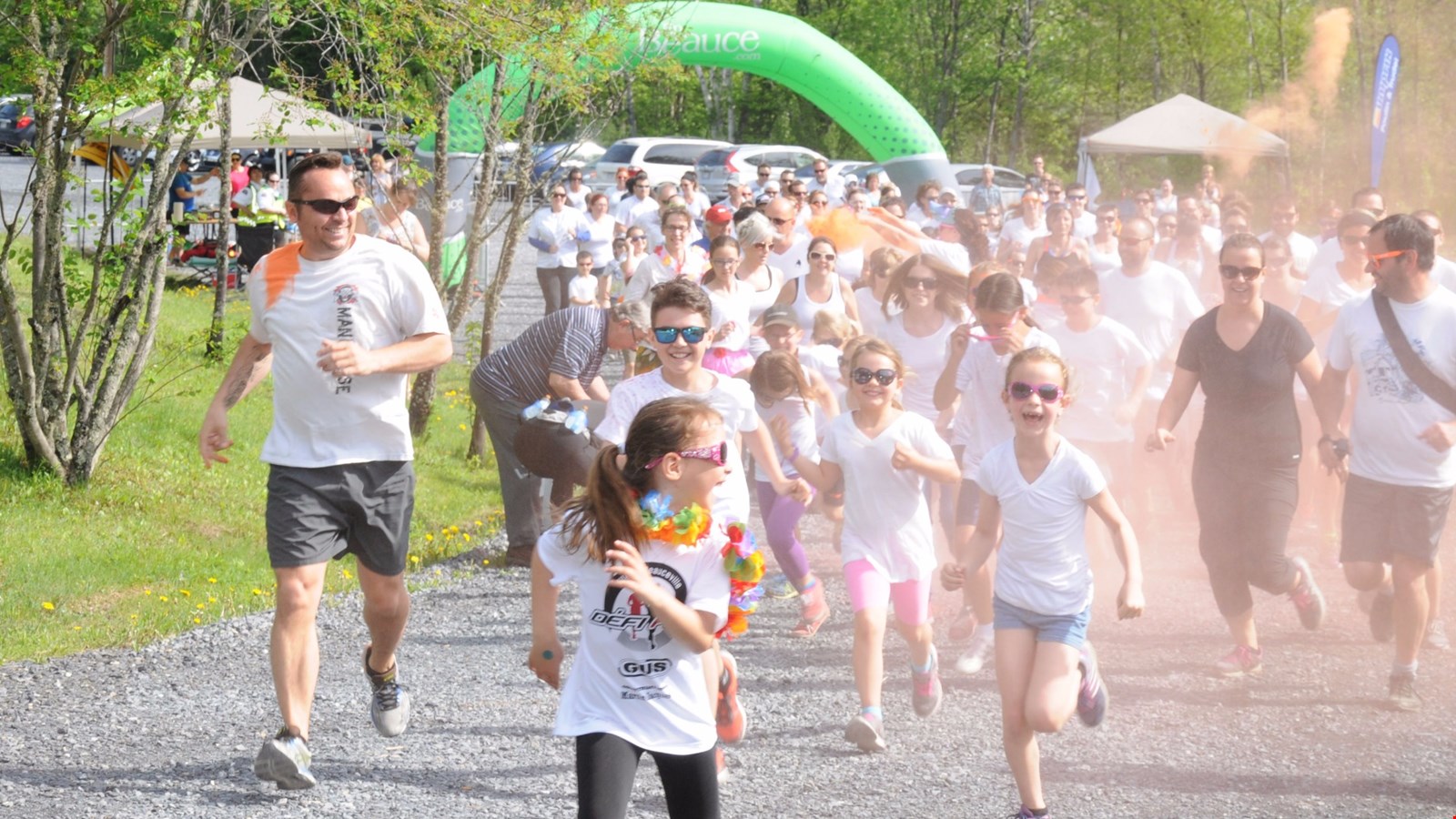 Une première édition réussie de la course colorée à Saint-Georges