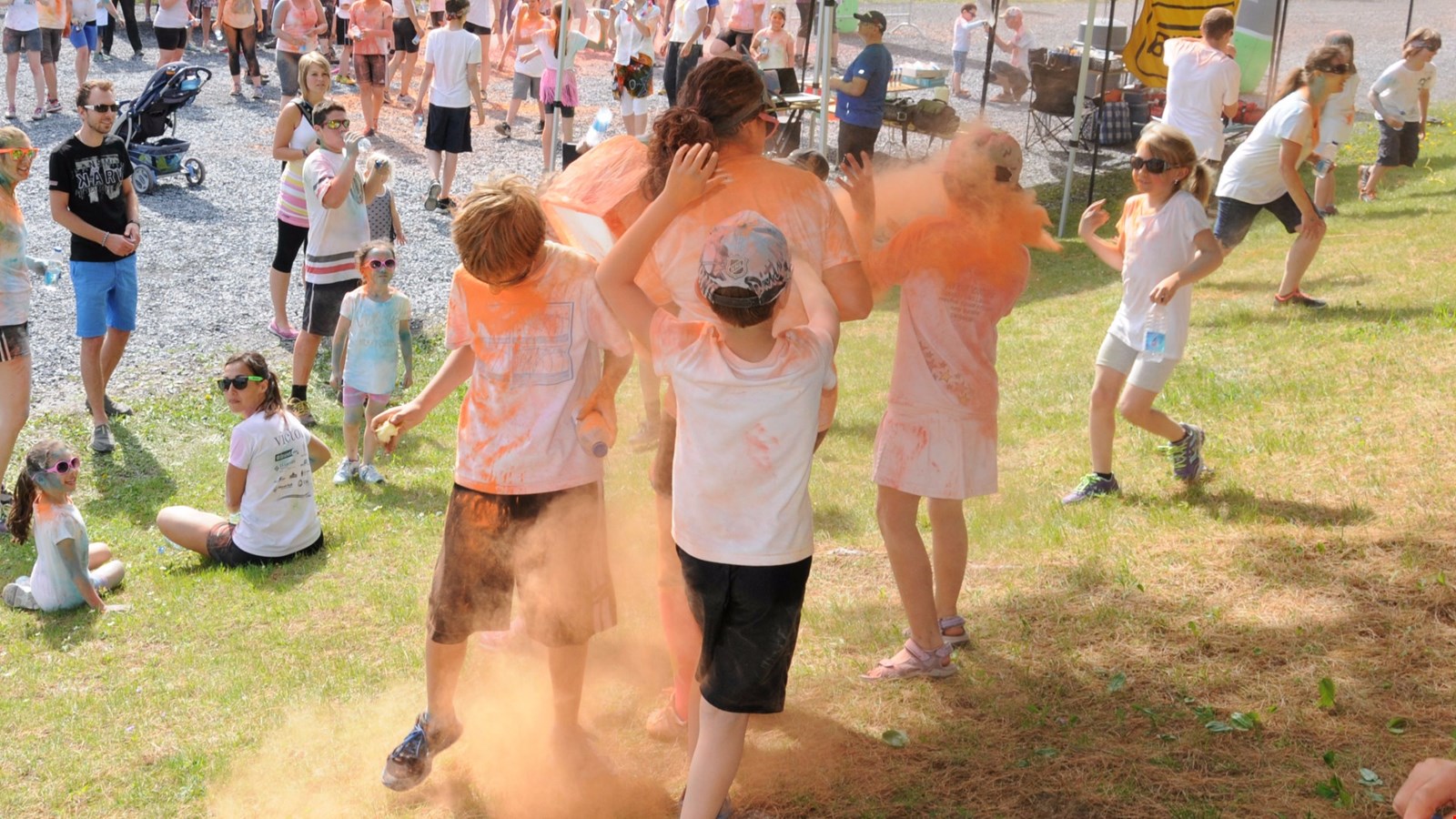 Une première édition réussie de la course colorée à Saint-Georges