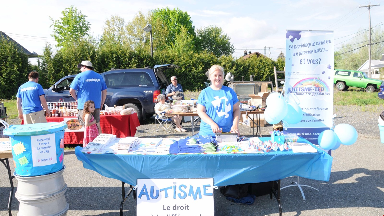 La vente de garage de Saint-Martin amasse plus de 650 $ pour l'AIS Beauce-Sartigan