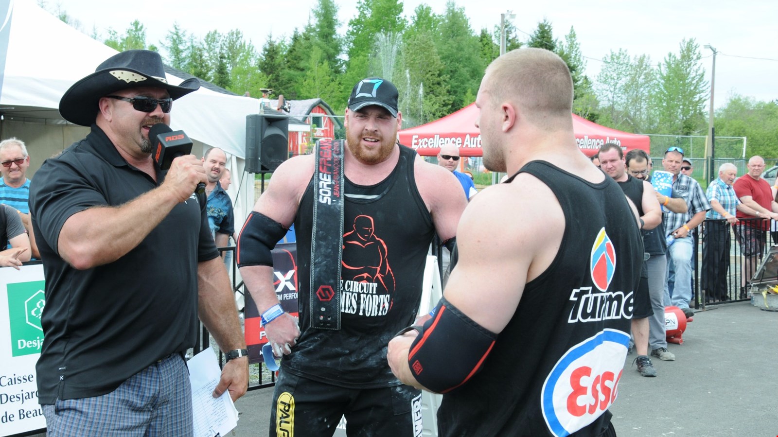 Jean-François Caron domine encore une fois au championnat provincial d'hommes forts de Saint-Odilon