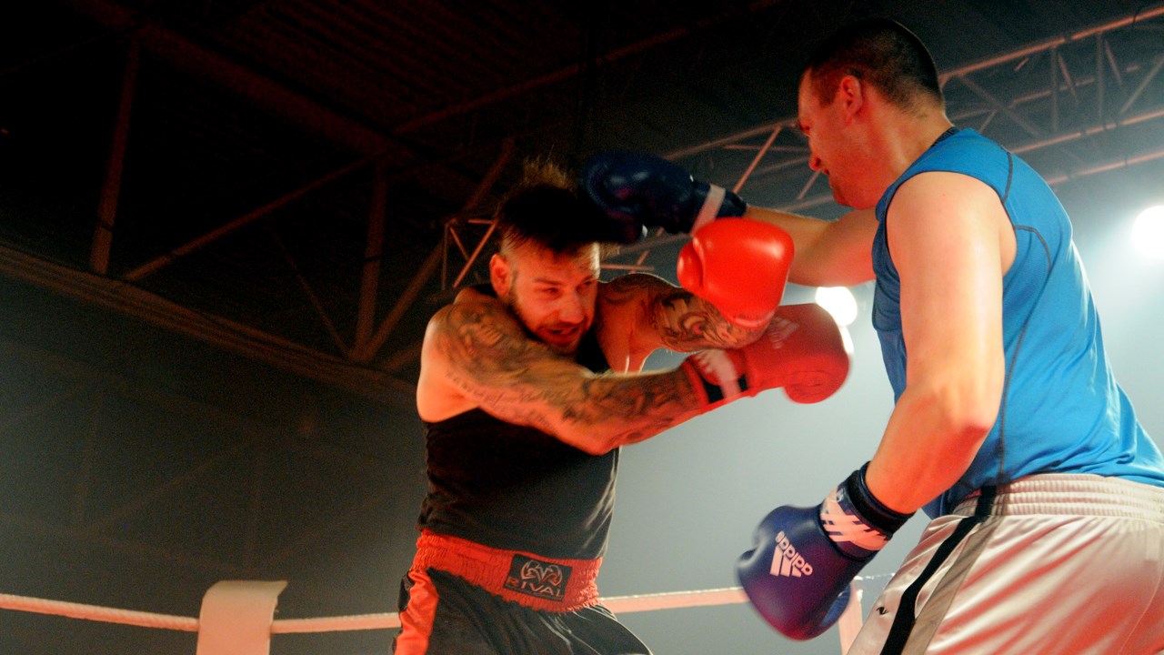 Victoire percutante d'Hubert Poulin lors du Gala de boxe Dooly's