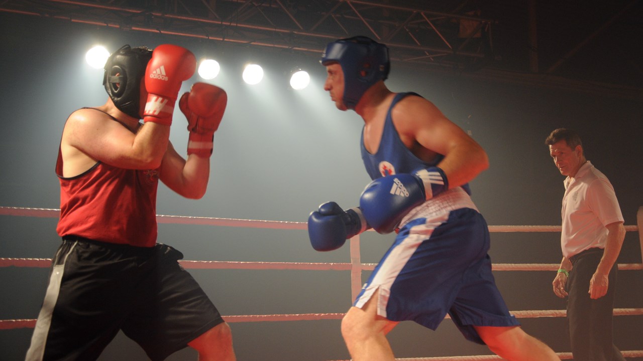 Victoire percutante d'Hubert Poulin lors du Gala de boxe Dooly's