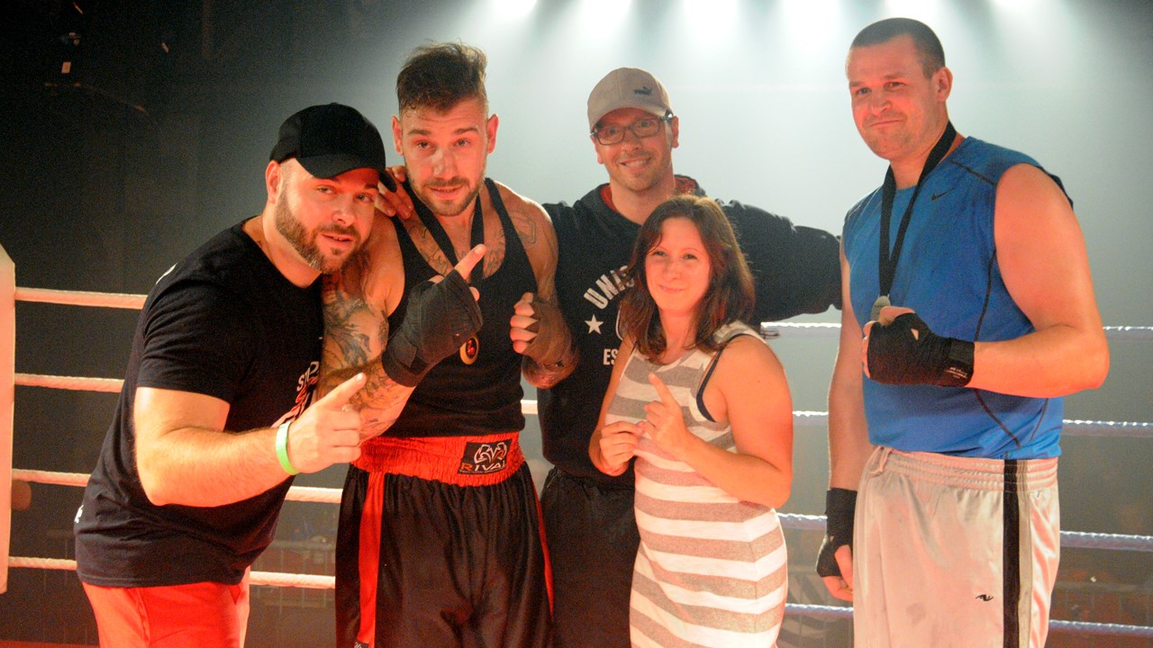 Victoire percutante d'Hubert Poulin lors du Gala de boxe Dooly's