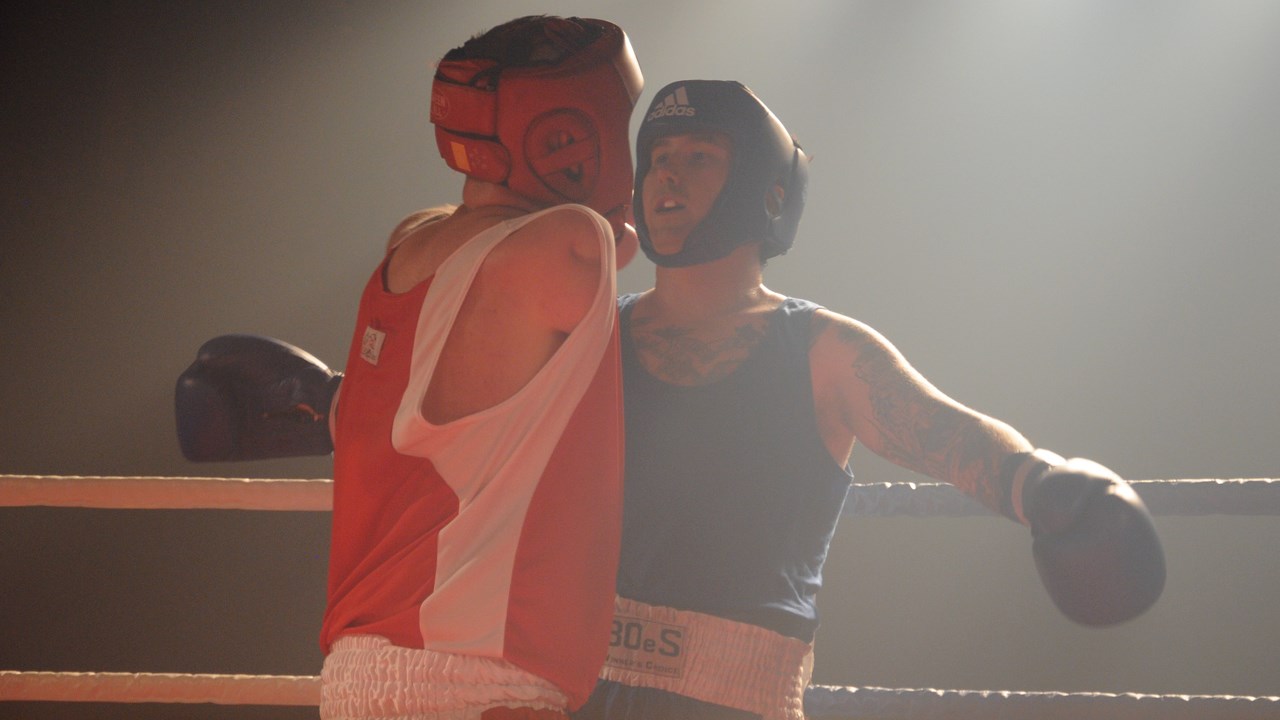 Victoire percutante d'Hubert Poulin lors du Gala de boxe Dooly's