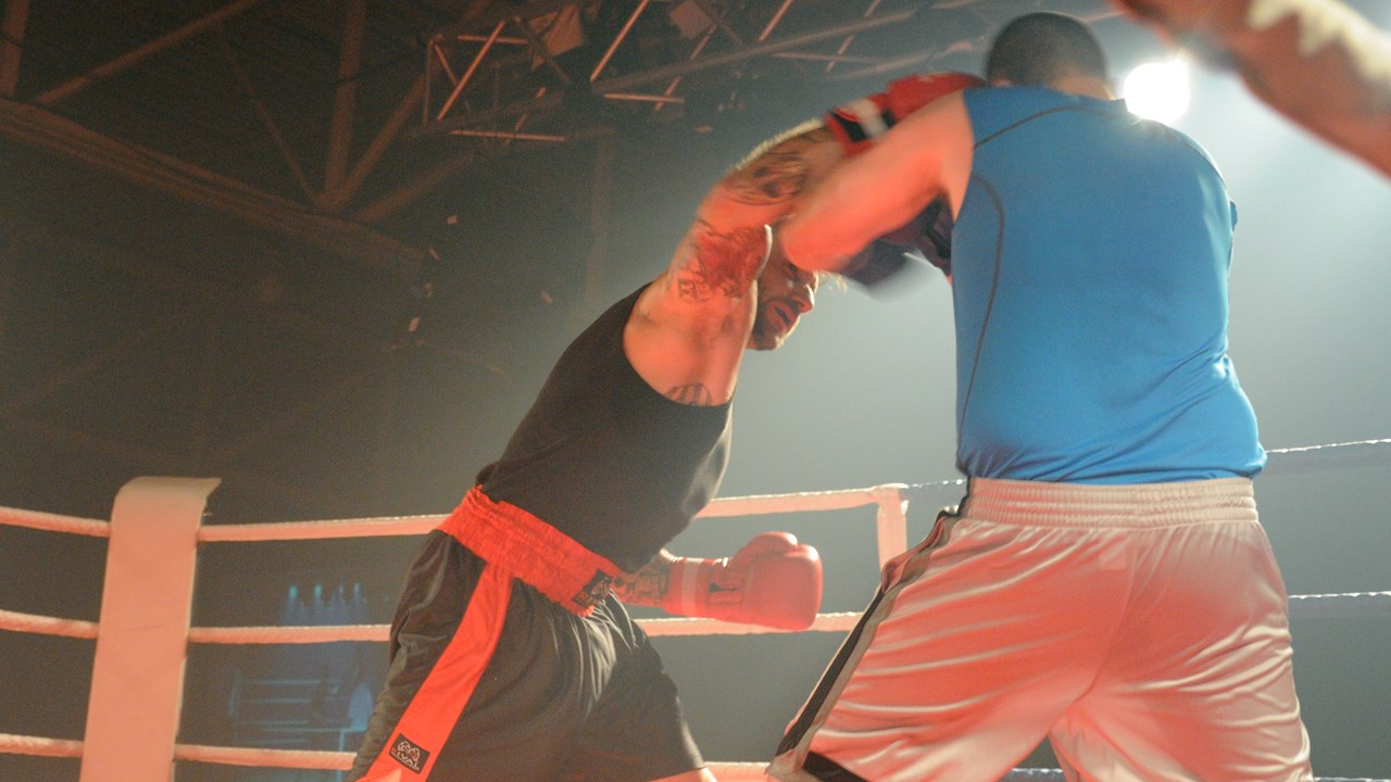 Victoire percutante d'Hubert Poulin lors du Gala de boxe Dooly's