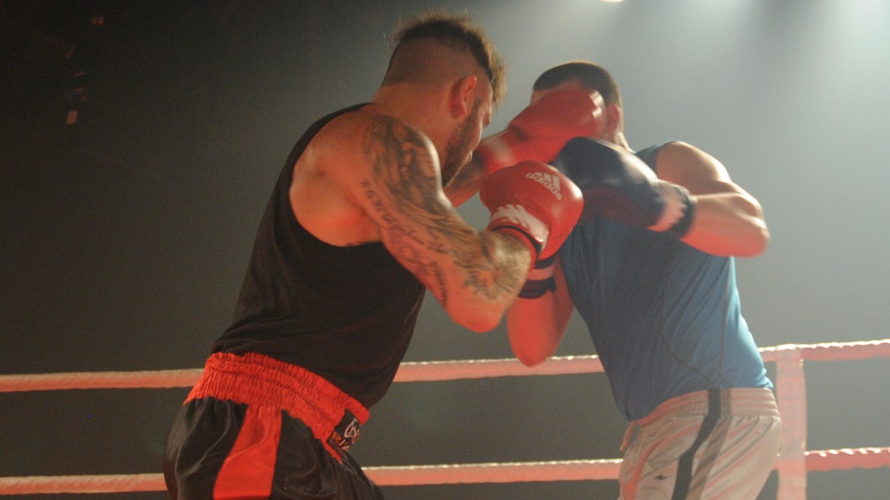 Victoire percutante d'Hubert Poulin lors du Gala de boxe Dooly's