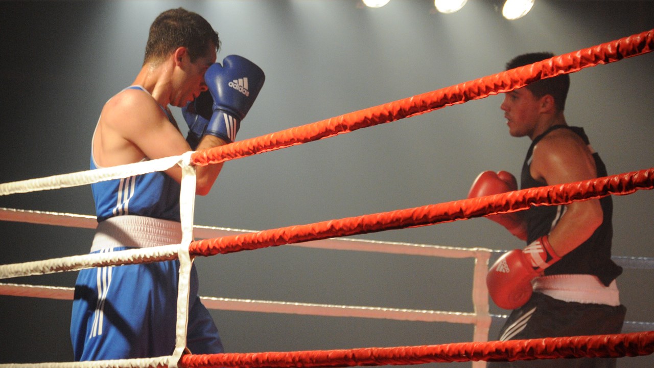 Victoire percutante d'Hubert Poulin lors du Gala de boxe Dooly's
