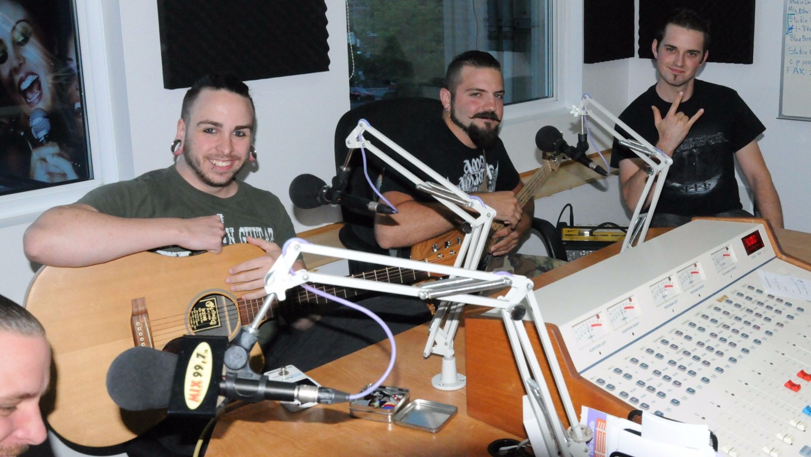 Julien Bouffard, Matthew Daigle et Jérôme Prévost