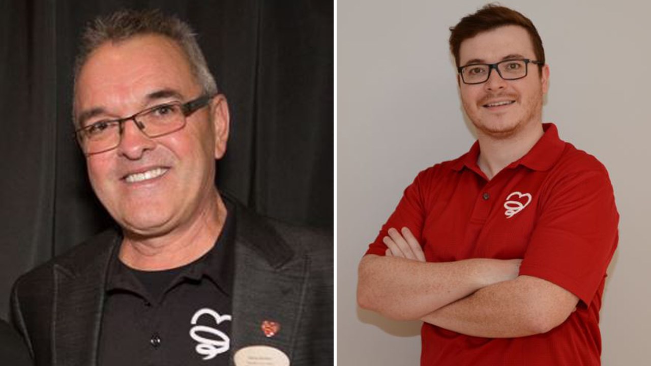 Denis Bolduc (à gauche) et Jean-Sébastien Boulanger (à droite) occuperont le poste de président de la Fondation et du Pavillon du cœur respectivement.