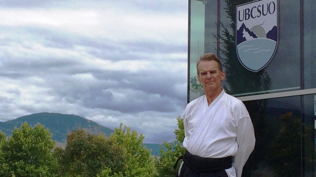 Pierre-Jean Bégin, instructeur en chef du Club d'Aikido des Etchemins.