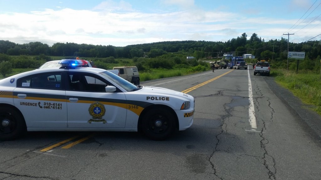EN BREF | Sortie de route d’un camion sur la 173 à Saint-Joseph