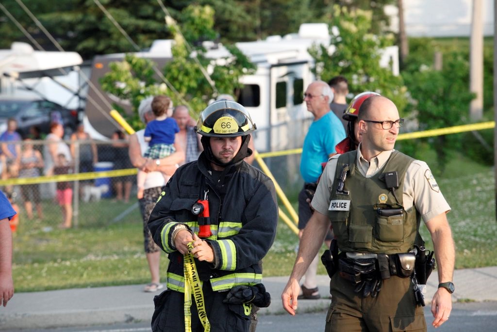Accident avec blessé à Notre-Dame-Des-Pins
