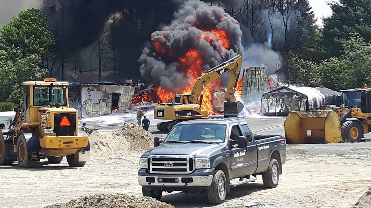 Un incendie détruit un garage à Saint-Martin