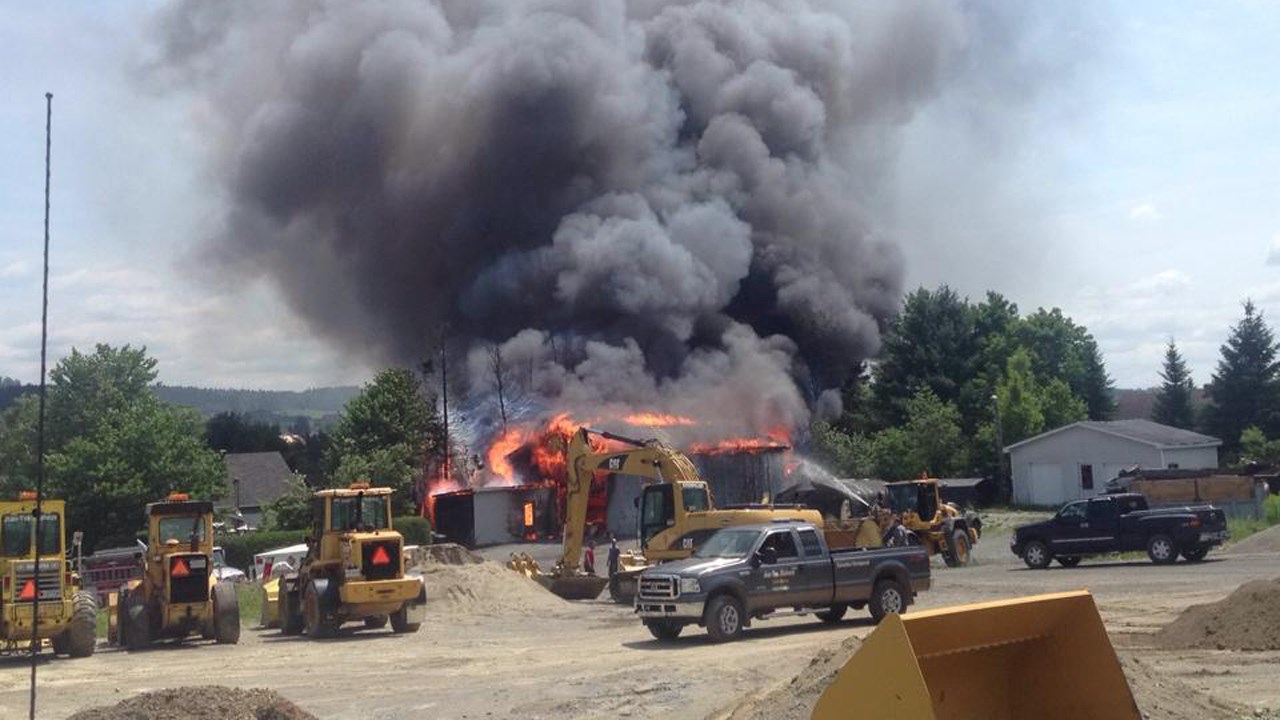 Un incendie détruit un garage à Saint-Martin