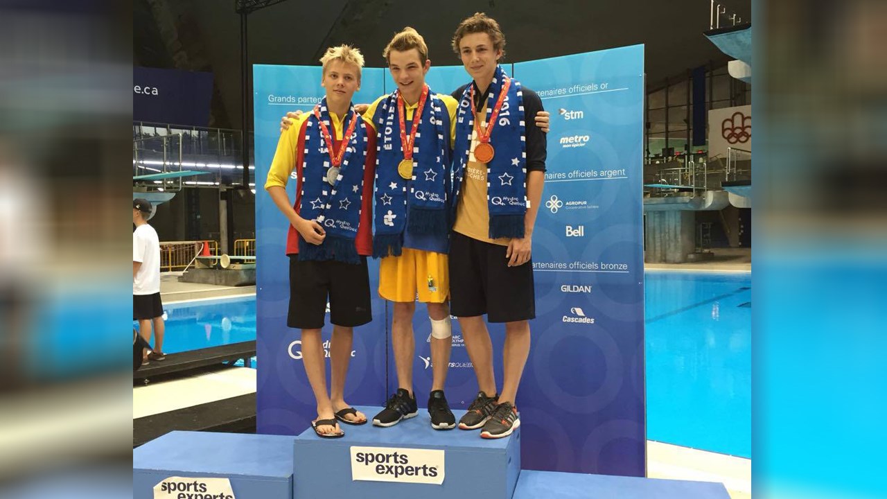 Jeux du Québec : le nageur beauceron Vincent Côté remporte une médaille de bronze