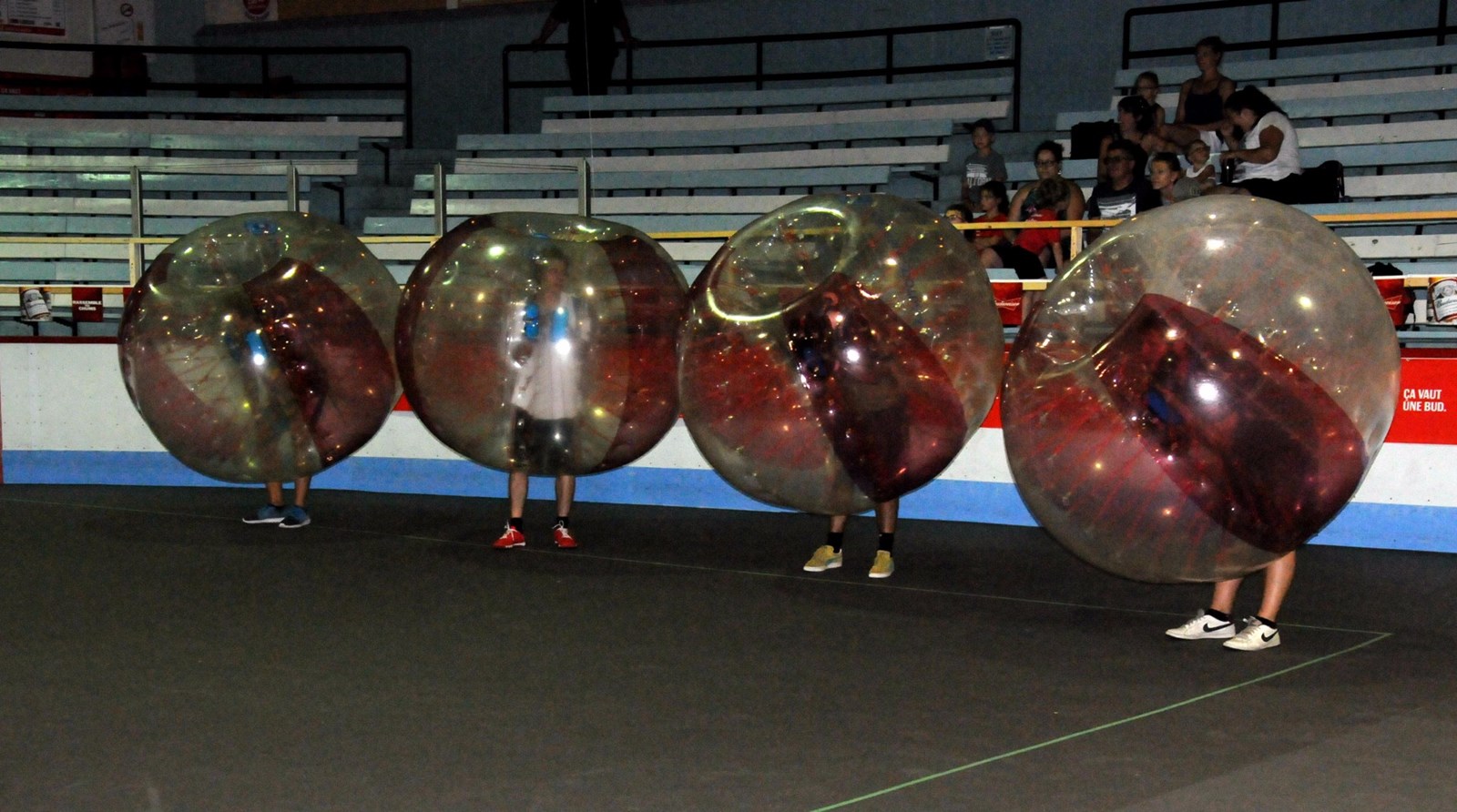Vidéo d'une partie de Bubble Football disputé à Saint-Prosper