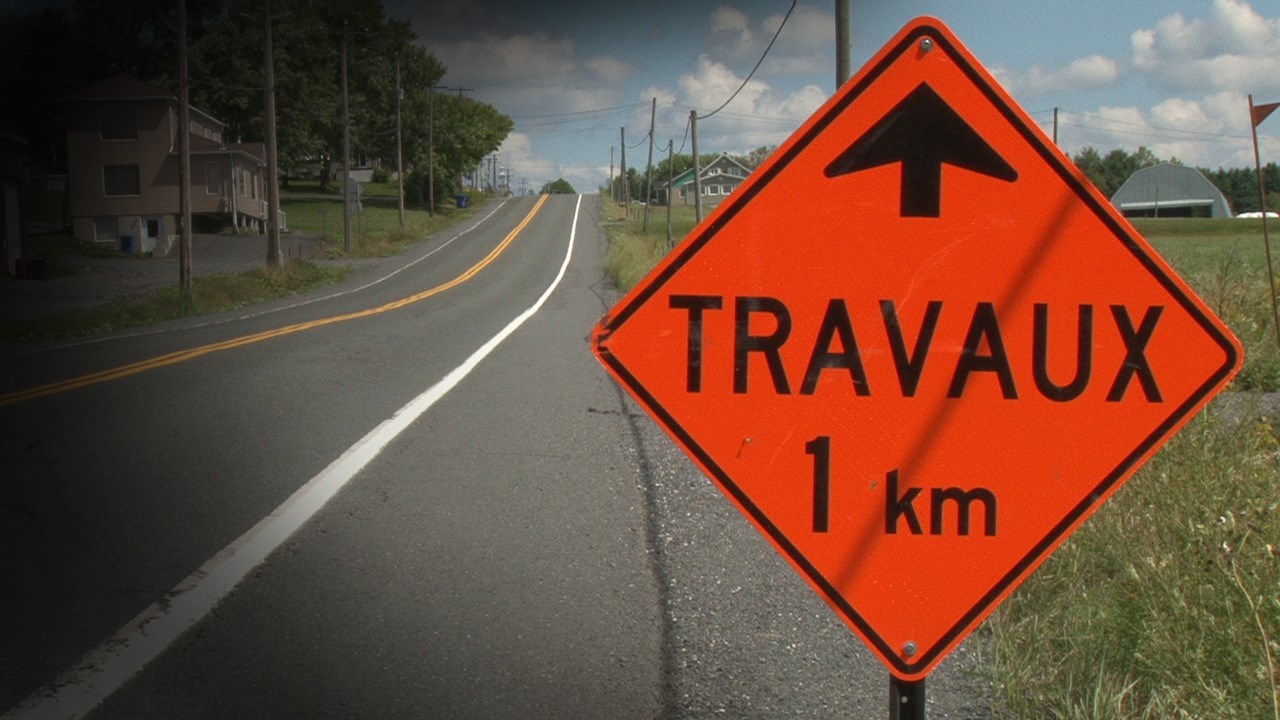 Travaux de réfection sur le rang Saint-Georges à Saint-Bernard