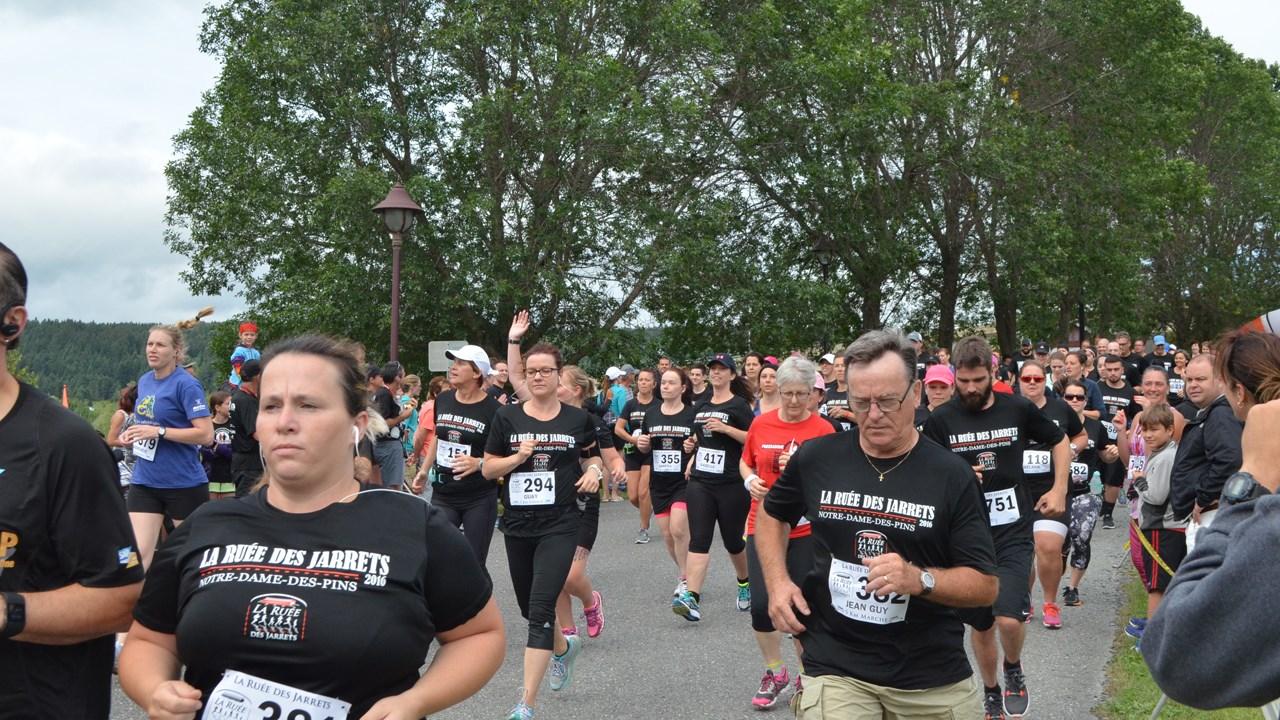 Plus de 750 coureurs participent à la Ruée des Jarrets 2016
