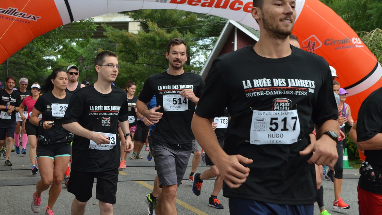 Plus de 750 coureurs participent à la Ruée des Jarrets 2016