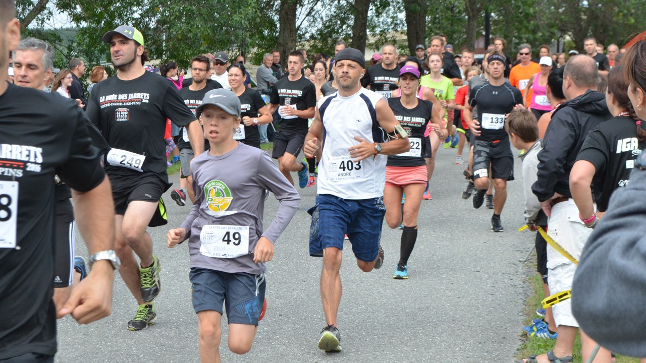 Plus de 750 coureurs participent à la Ruée des Jarrets 2016