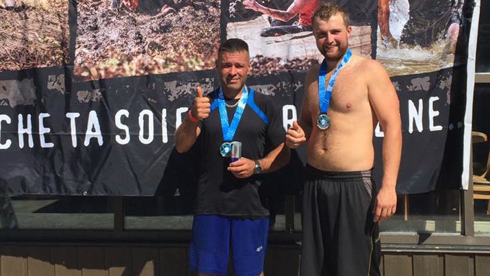 Steeve Doyon et Marc-Antoine Carrier font une belle prestation au XMan Race du Mont-Orford